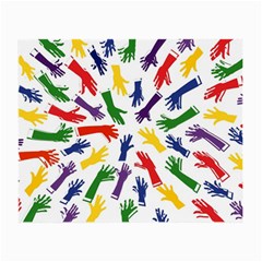 Integration-inclusion-hands-help Small Glasses Cloth