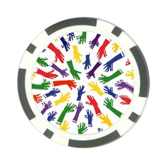 Integration-inclusion-hands-help Poker Chip Card Guard