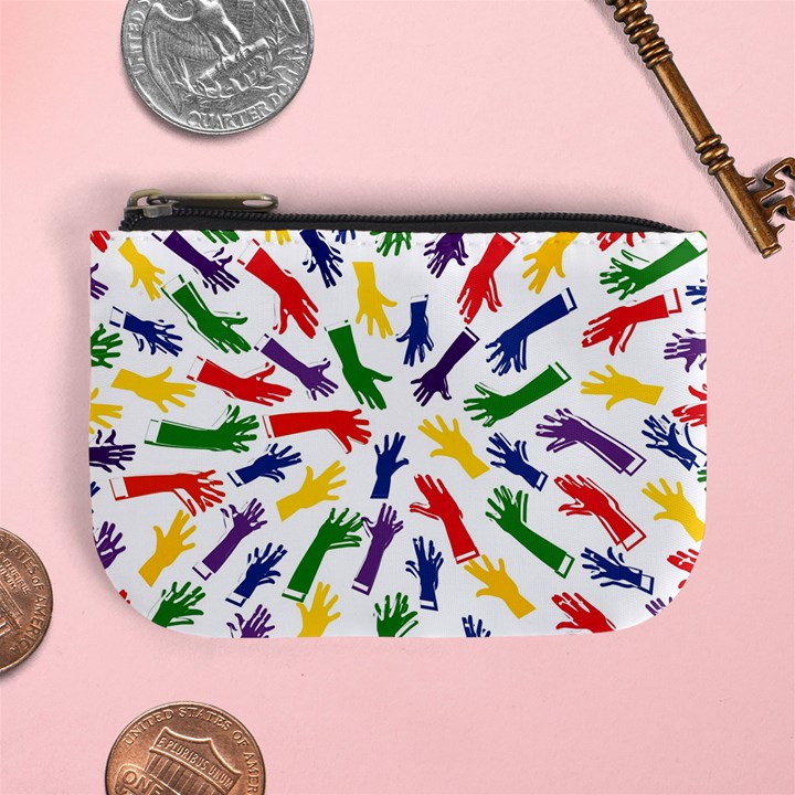 Integration-inclusion-hands-help Mini Coin Purse