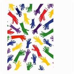 Integration-inclusion-hands-help Small Garden Flag (Two Sides)