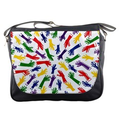 Integration-inclusion-hands-help Messenger Bag by Jancukart