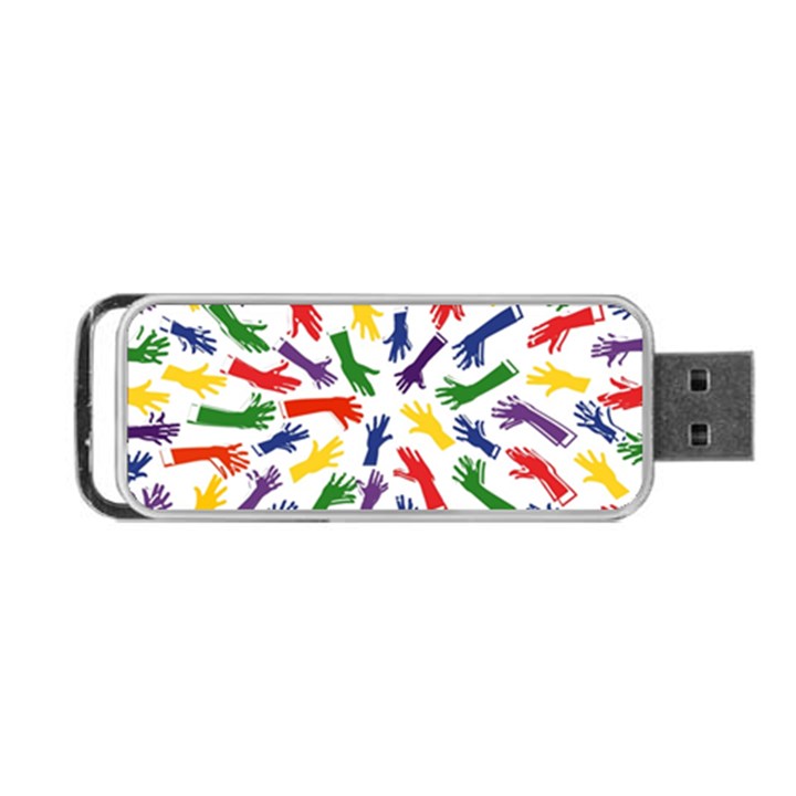 Integration-inclusion-hands-help Portable USB Flash (One Side)