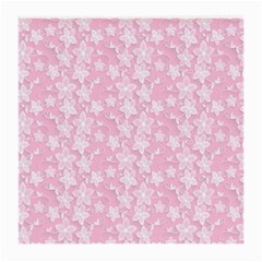 Pink-floral-background Medium Glasses Cloth