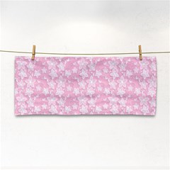 Pink-floral-background Hand Towel