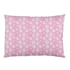 Pink-floral-background Pillow Case by Jancukart