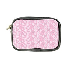 Pink-floral-background Coin Purse