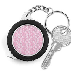 Pink-floral-background Measuring Tape