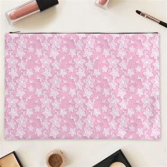 Pink-floral-background Cosmetic Bag (xxl)