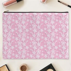 Pink-floral-background Cosmetic Bag (xxxl)