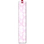 Pink-floral-background Large Book Marks Front