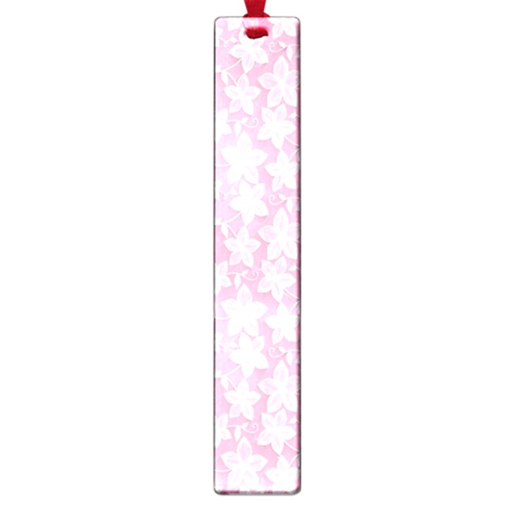 Pink-floral-background Large Book Marks