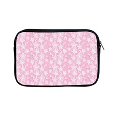 Pink-floral-background Apple Ipad Mini Zipper Cases