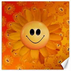 Sun-sunflower-joy-smile-summer Canvas 16  X 16  by Jancukart