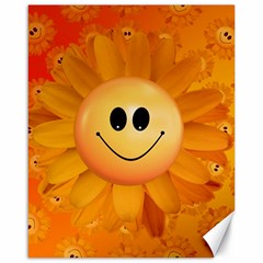 Sun-sunflower-joy-smile-summer Canvas 16  X 20  by Jancukart