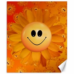 Sun-sunflower-joy-smile-summer Canvas 20  X 24  by Jancukart