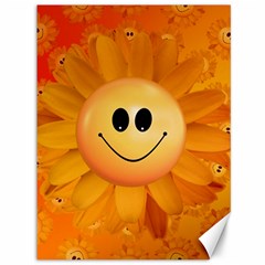 Sun-sunflower-joy-smile-summer Canvas 36  X 48  by Jancukart