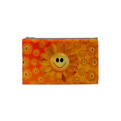 Sun-sunflower-joy-smile-summer Cosmetic Bag (small) by Jancukart