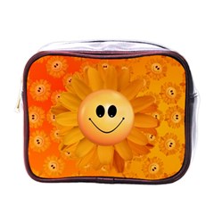 Sun-sunflower-joy-smile-summer Mini Toiletries Bag (one Side) by Jancukart