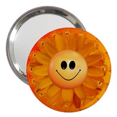 Sun-sunflower-joy-smile-summer 3  Handbag Mirrors