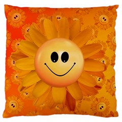 Sun-sunflower-joy-smile-summer Standard Flano Cushion Case (one Side) by Jancukart