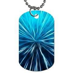 Background-structure-lines Dog Tag (one Side)