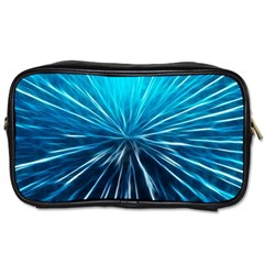 Background-structure-lines Toiletries Bag (one Side)