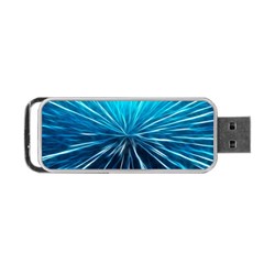 Background-structure-lines Portable Usb Flash (one Side)