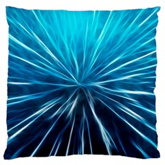 Background-structure-lines Large Flano Cushion Case (two Sides)