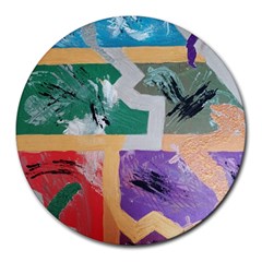 Order In Chaos Round Mousepads by Hayleyboop