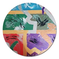 Order In Chaos Magnet 5  (round) by Hayleyboop