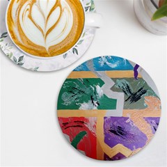 Order In Chaos Uv Print Round Tile Coaster by Hayleyboop