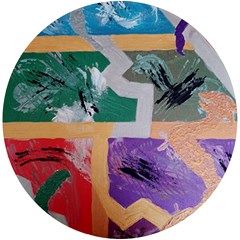 Order In Chaos Uv Print Round Tile Coaster by Hayleyboop