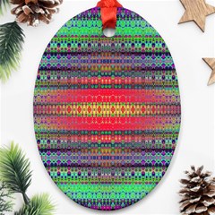 Abundance Oval Ornament (two Sides) by Thespacecampers