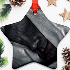 Monster Man Sleeping Ornament (star) by dflcprintsclothing