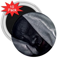 Monster Man Sleeping 3  Magnets (10 Pack) 