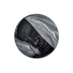 Monster Man Sleeping Magnet 3  (round) by dflcprintsclothing