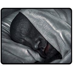 Monster Man Sleeping Fleece Blanket (medium)  by dflcprintsclothing