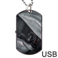 Monster Man Sleeping Dog Tag Usb Flash (two Sides) by dflcprintsclothing