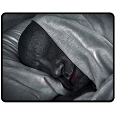 Monster Man Sleeping Double Sided Fleece Blanket (medium)  by dflcprintsclothing