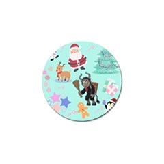 Green Krampus Christmas Golf Ball Marker (10 Pack) by NerdySparkleGoth