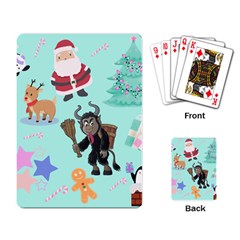 Green Krampus Christmas Playing Cards Single Design (rectangle) by NerdySparkleGoth