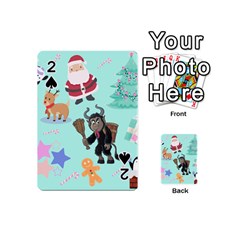 Green Krampus Christmas Playing Cards 54 Designs (mini) by NerdySparkleGoth