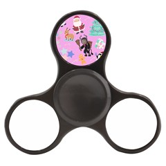 Pink Krampus Christmas Finger Spinner by NerdySparkleGoth