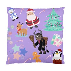 Purple Krampus Christmas Standard Cushion Case (two Sides) by NerdySparkleGoth