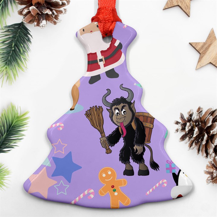 Purple Krampus Christmas Ornament (Christmas Tree) 