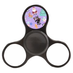 Purple Krampus Christmas Finger Spinner by NerdySparkleGoth