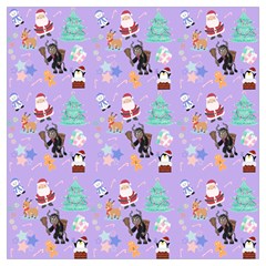 Purple Krampus Christmas Lightweight Scarf 