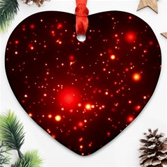 Firework-star-light-design Ornament (heart) by Jancukart