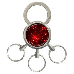 Firework-star-light-design 3-ring Key Chain by Jancukart