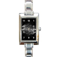 Flash-electricity-energy-current Rectangle Italian Charm Watch